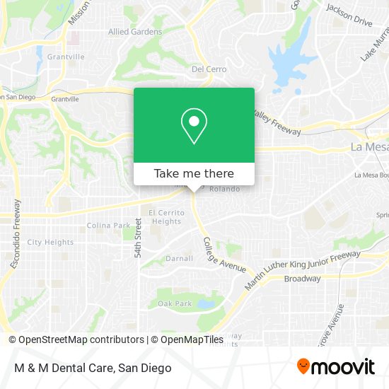 M & M Dental Care map