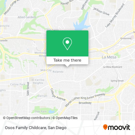 Mapa de Osos Family Childcare