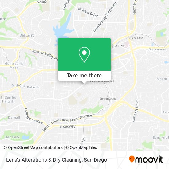 Lena's Alterations & Dry Cleaning map