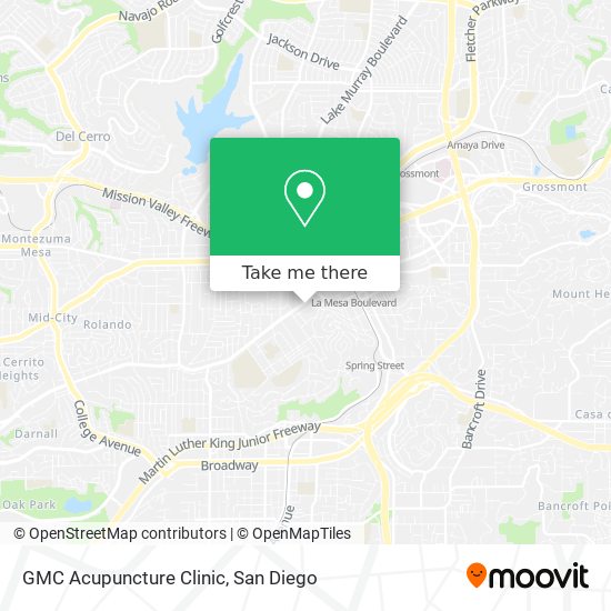 GMC Acupuncture Clinic map