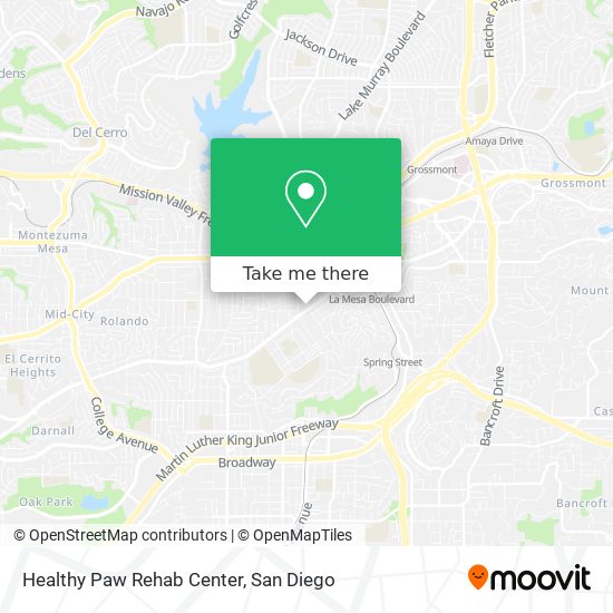 Healthy Paw Rehab Center map