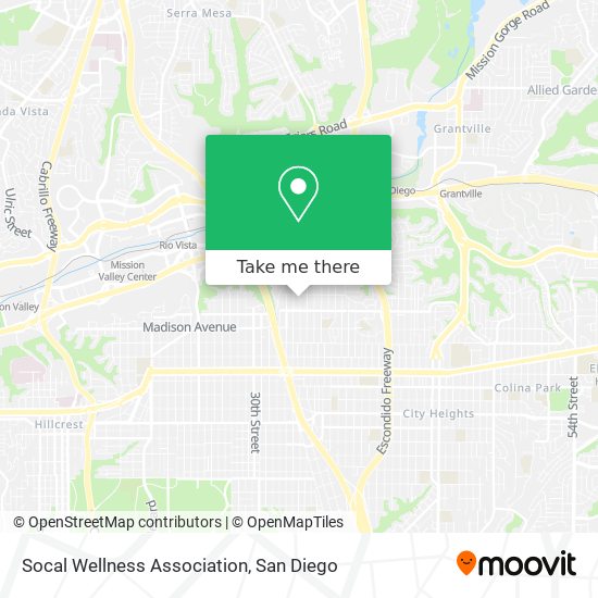 Socal Wellness Association map