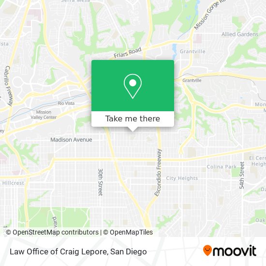 Mapa de Law Office of Craig Lepore