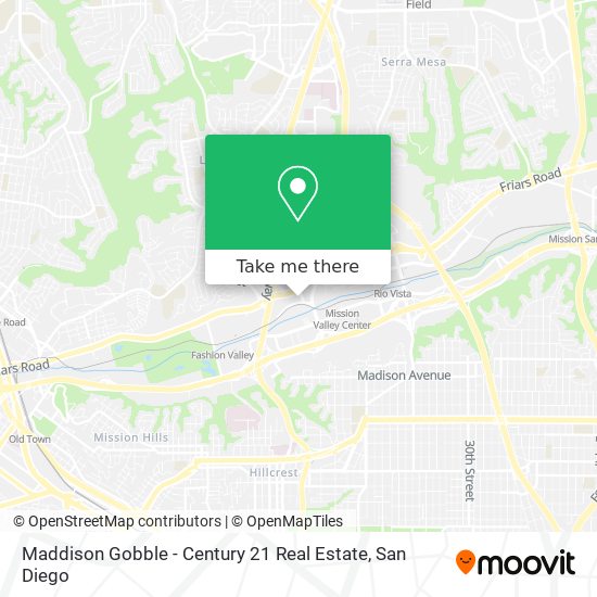 Mapa de Maddison Gobble - Century 21 Real Estate