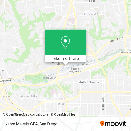 Karyn Meletis CPA map