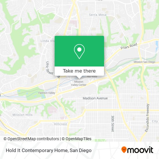 Hold It Contemporary Home map