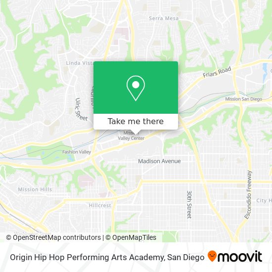 Origin Hip Hop Performing Arts Academy map