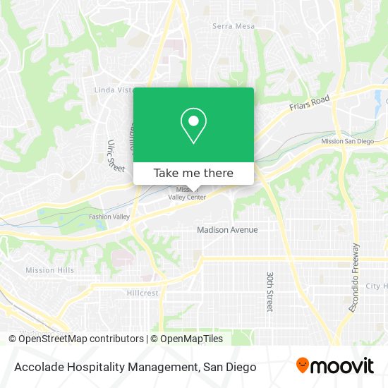 Accolade Hospitality Management map