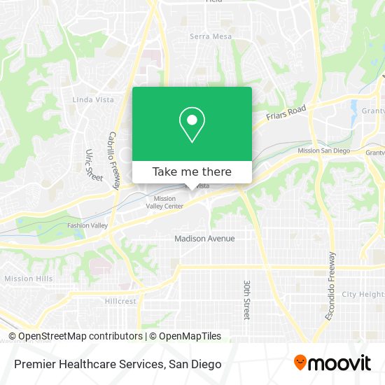 Premier Healthcare Services map