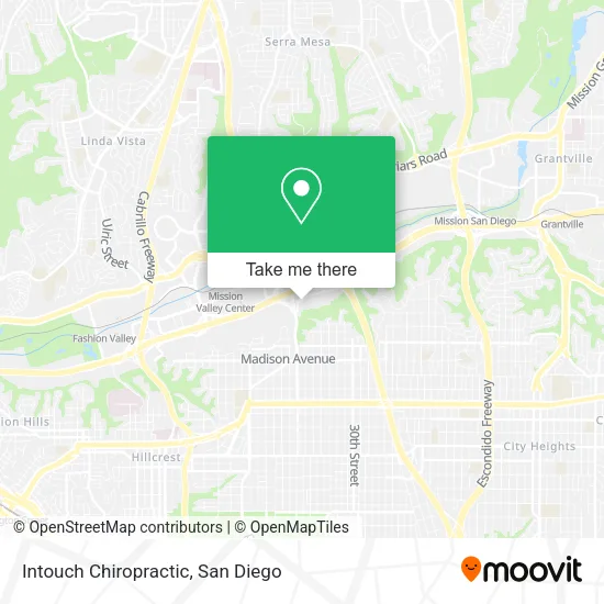 Mapa de Intouch Chiropractic
