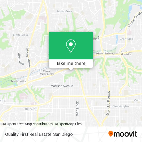 Quality First Real Estate map