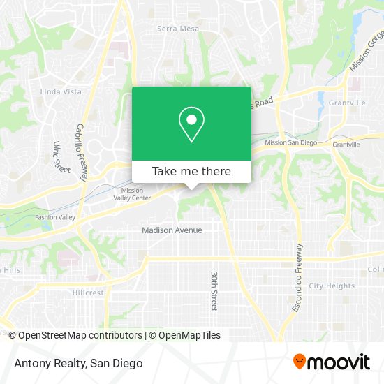 Antony Realty map