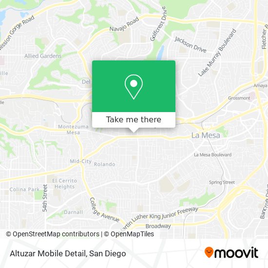 Mapa de Altuzar Mobile Detail
