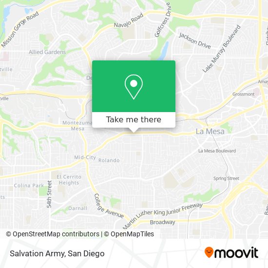 Mapa de Salvation Army