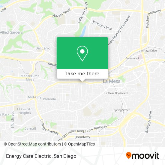 Mapa de Energy Care Electric