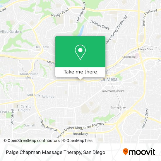 Mapa de Paige Chapman Massage Therapy