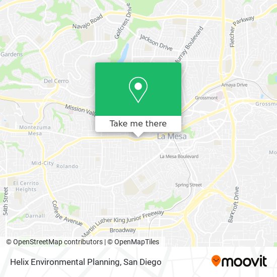 Mapa de Helix Environmental Planning