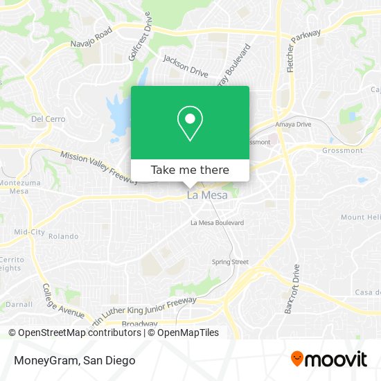 MoneyGram map