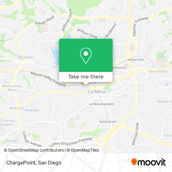 ChargePoint map