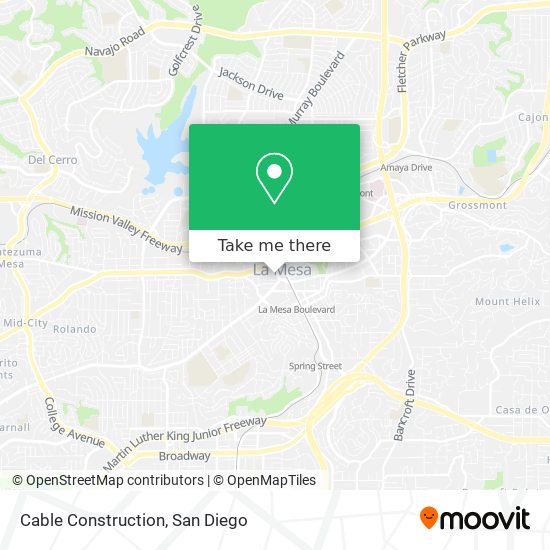 Cable Construction map