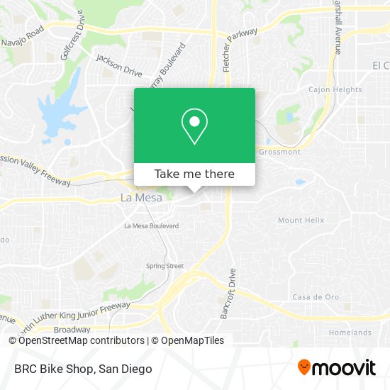 Mapa de BRC Bike Shop