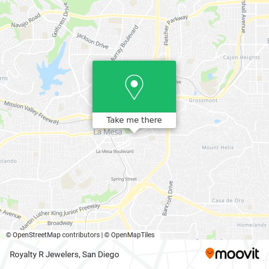 Royalty R Jewelers map