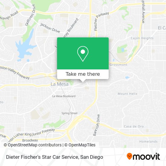 Mapa de Dieter Fischer's Star Car Service