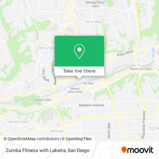 Mapa de Zumba Fitness with Lakeita