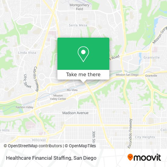 Healthcare Financial Staffing map