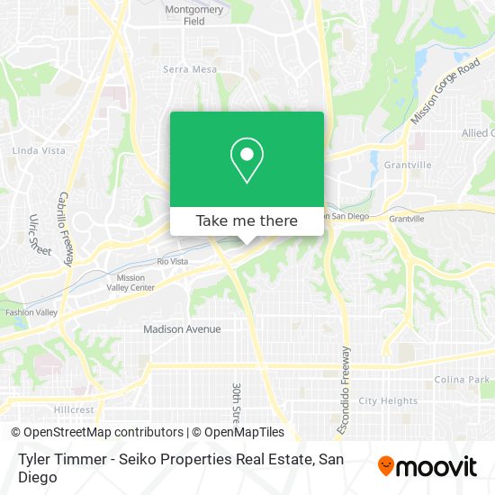 Mapa de Tyler Timmer - Seiko Properties Real Estate
