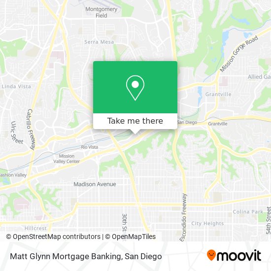 Matt Glynn Mortgage Banking map