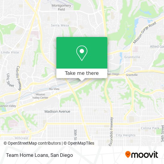 Team Home Loans map