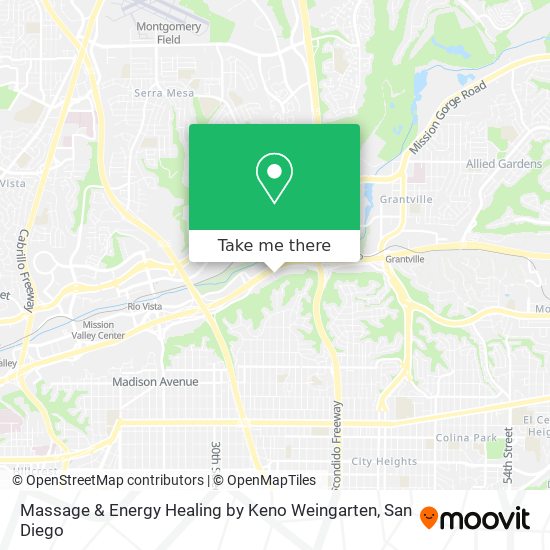 Mapa de Massage & Energy Healing by Keno Weingarten