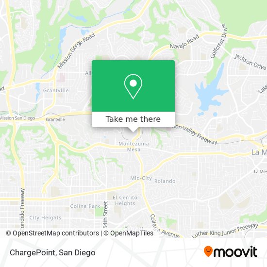 ChargePoint map