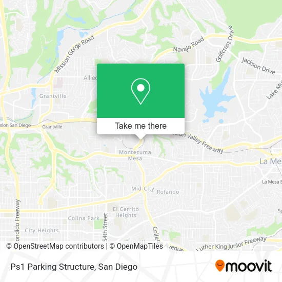 Ps1 Parking Structure map