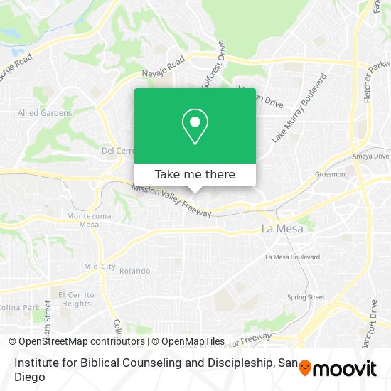 Mapa de Institute for Biblical Counseling and Discipleship