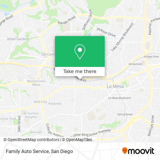 Family Auto Service map