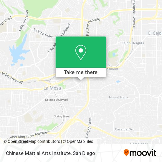 Mapa de Chinese Martial Arts Institute