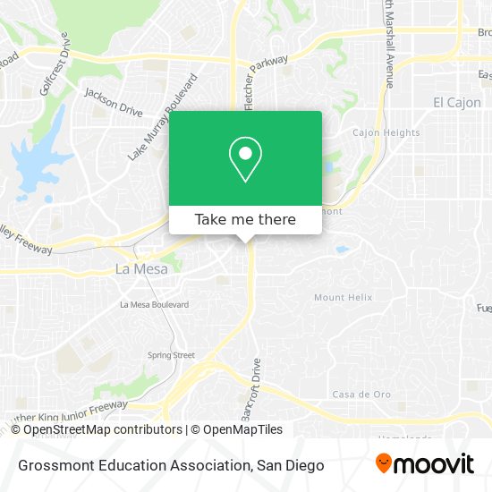 Grossmont Education Association map