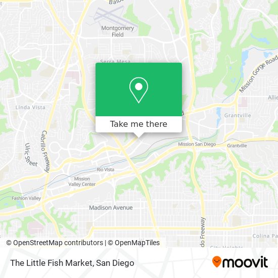 Mapa de The Little Fish Market