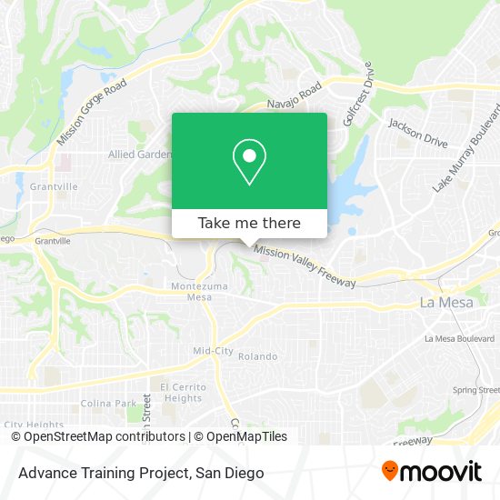 Advance Training Project map