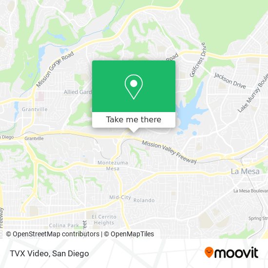 Mapa de TVX Video
