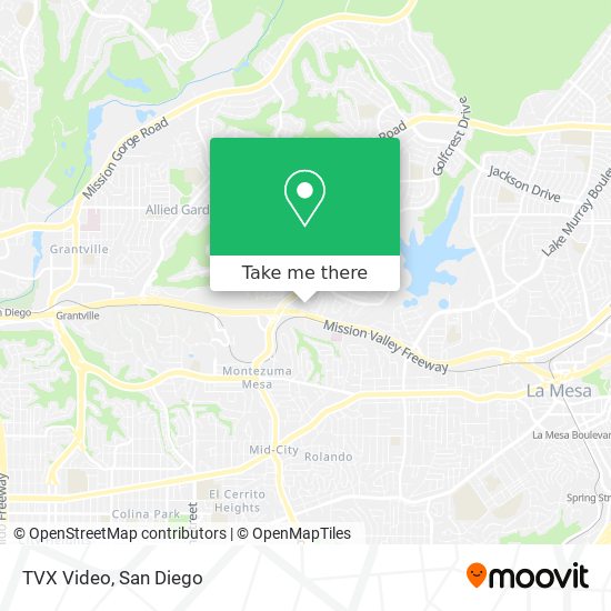 TVX Video map