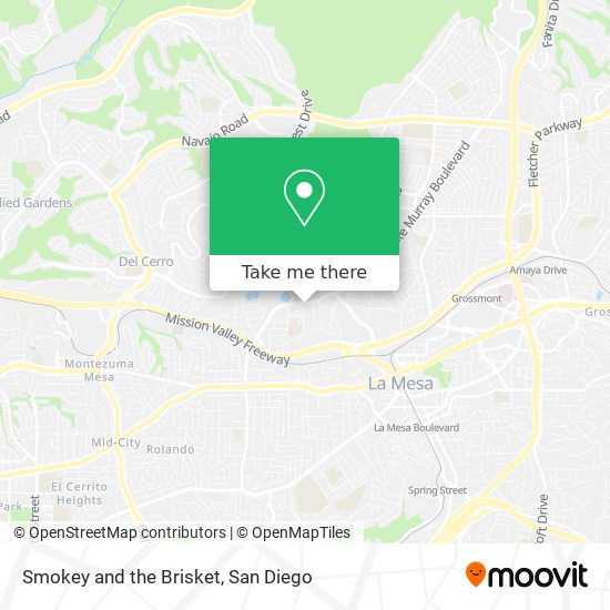 Smokey and the Brisket map