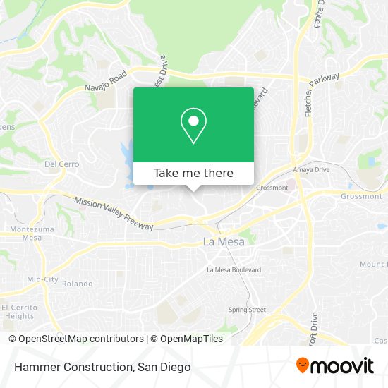 Hammer Construction map