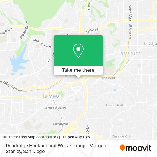Dandridge Haskard and Werve Group - Morgan Stanley map