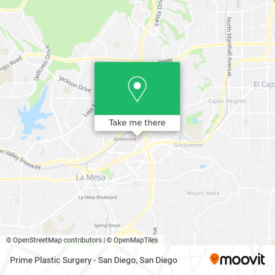 Prime Plastic Surgery - San Diego map