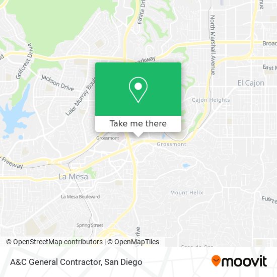 A&C General Contractor map