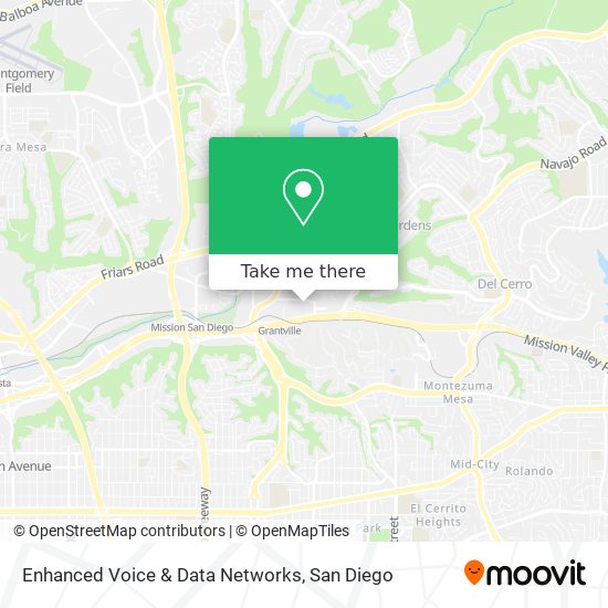 Enhanced Voice & Data Networks map