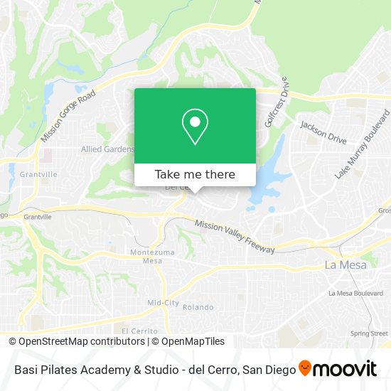 Basi Pilates Academy & Studio - del Cerro map